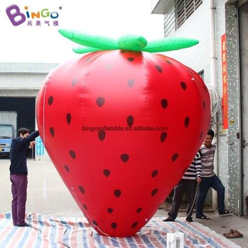 Customized 3 Meters Height Inflatable Strawberry Fruit Balloon for Party Event Decoration Toy
