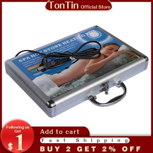 Stone massge Heater box,220V and 110V hot stone for SPA massage (only case not including stones)