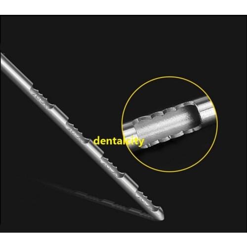4 holes Fat harvesting cannula for stem cells,liposuction cannula fat transfer needle for beauty,sawtooth shape needle