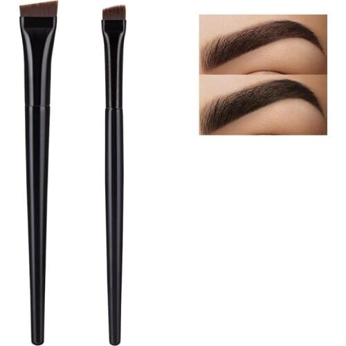 1 Pcs Brow Contour Eyebrow Brush Professional Small Angled High Quality Soft Easy To Use Eyeliner Brush Makeup Tools