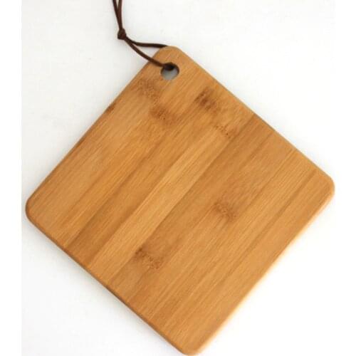 Mini Natural Bamboo Cutting Board Chopping Block Kitchen Baking Bread Fruit Food Supplement Plate Wooden Complementary Tray
