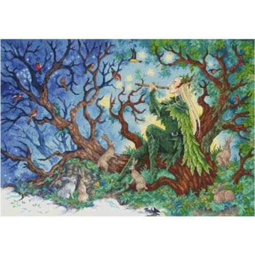 Spring elves patterns Counted Cross Stitch 11CT 14CT 18CT DIY Cross Stitch Kits Embroidery Needlework Sets home decor