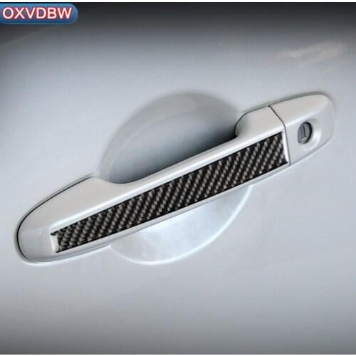 For Subaru BRZ Toyota 86 2014-2019 Touring True Carbon Fiber Door Handle Sticker Car Styling Decoration Styling Car Accessories