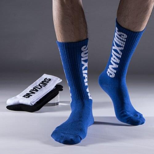 2021 New Men Socks Casual Letters Running Basketball Football Sports Breathable Cotton Socks Top Quality Global Drop Shipping
