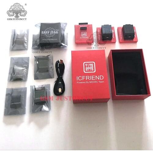 Original newset ICFriend 3 in 1 UFS Chip Reader ( ufs bga 254 153 2 in 1 and bga95 ) and z3x Easy JTAG Plus Box