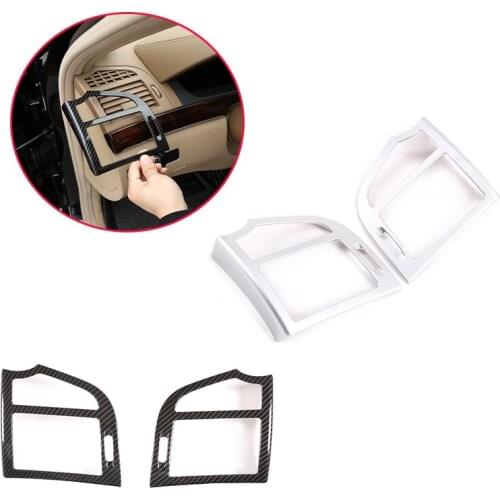 ABS Car Styling Car Dashboard Air Conditioning Decorative Frame for Mercedes-Benz S-Class W221 2008-13 Car Interior Accessories