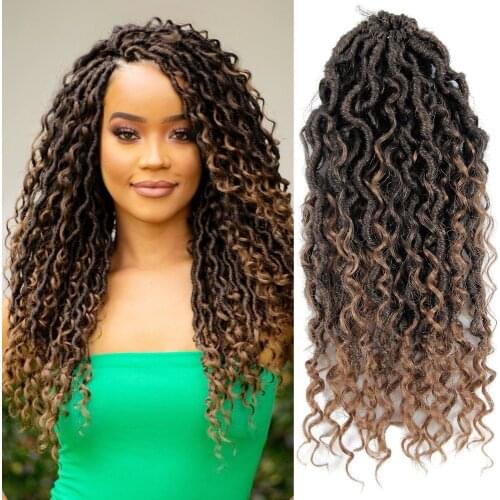 Faux Locs Crochet braids hair Passion Twist River Goddess 24roots 14&18 inches multi Twist Braids Synthetic Braiding hair