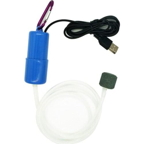 Portable Mini USB Aquarium Fish Tank Oxygen Air Pump Mute Energy Save Compressor Aquatic Terrarium Accessories