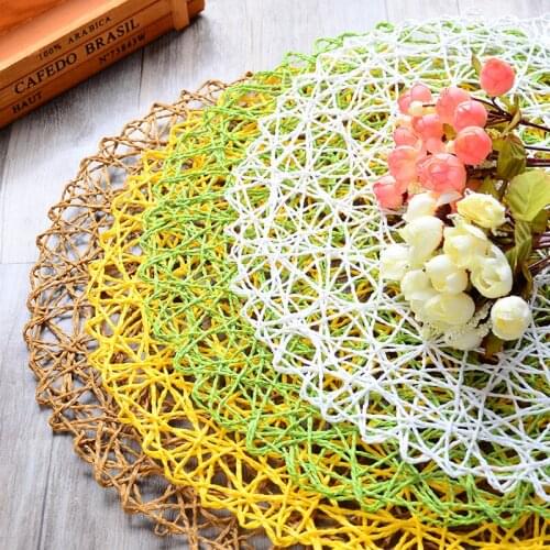 Photography Props Hand-woven Hollow Pad Studio Desktop Fotografia Shooting Take Photograph Background Accessories for Fruit Food