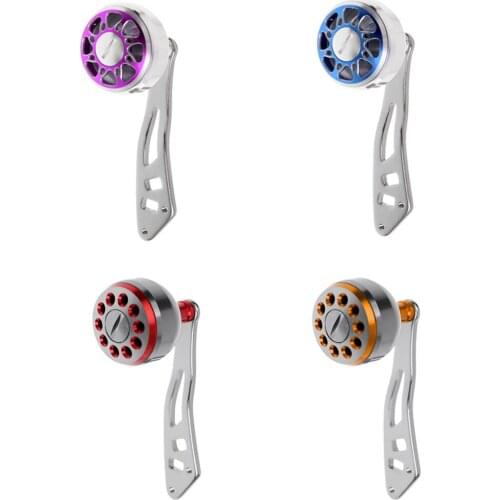 Fishing Reel Handle With Ball Power Knob Replacement Full Metal Anti-rust Fishing Tools