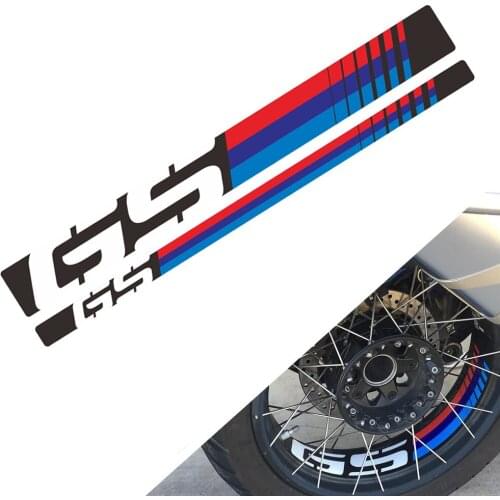 For BMW R1200GS Adventure 2006-2018 2017 2016 2015 2014 2013 R1250GS ADV 2019 Reflective Motorcycle Wheel Cover Rim Decoration