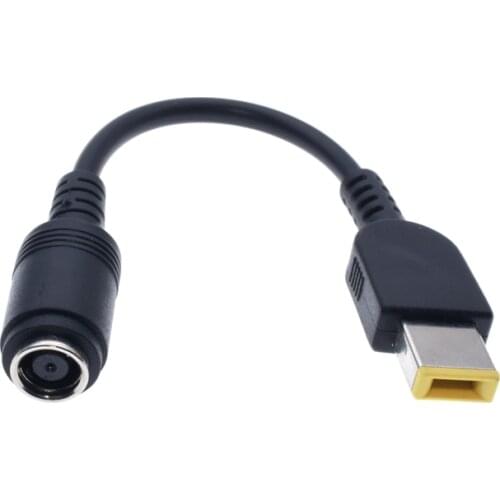 1pcs 7.9*5.5mm Male DC Power Charger Adapter Connector Cable for Lenovo ThinkPad X1 Carbon 15cm