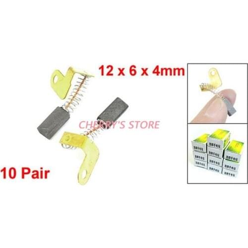 10 Pair 15/32" x 15/64" x 5/32" Motor Carbon Brushes for Electric Drill