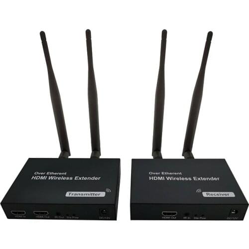 2.4 5G 200m 656ft WiFi Wireless HDMI Video Extender HDMI Transmitter and Receiver 1080P with IR control