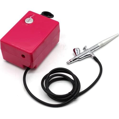 AirBrush With Compressor Air Brush Kit 0.4mm Spray Tattoo Nail Art Cake Paint Gun Mini Tools