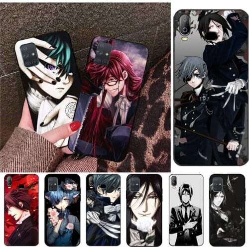 Black Butler Anime DIY phone Case cover Shell For Samsung Galaxy A21S A01 A11 A31 A81 A10 A20E A30 A40 A50 A70 A80 A71 A51