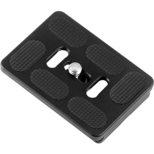 CNC Quick Release Plate PU60 for SLR Camera PTZ Tripod Ball Head Clamp 38.5mm