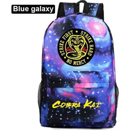 Cobra Kai Kids Backpack Student Boys Girls School Bag Rucksack Travel Pack Laptop Bag Big Strong Mochila