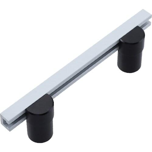 DIY Planing Stop Board Fixing Clamp Aluminum Alloy Baffle Plate 20mm Hole Bench Clamp