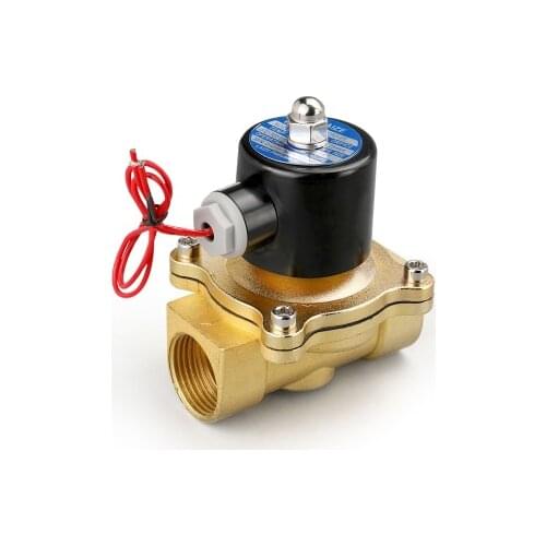Electric Solenoid Valve 1/4" 3/8" 1/2" 3/4" 1" DN8/10/15/20/25/50 Normally Closed Pneumatic for Water Oil Air 12V 24V 220V Water