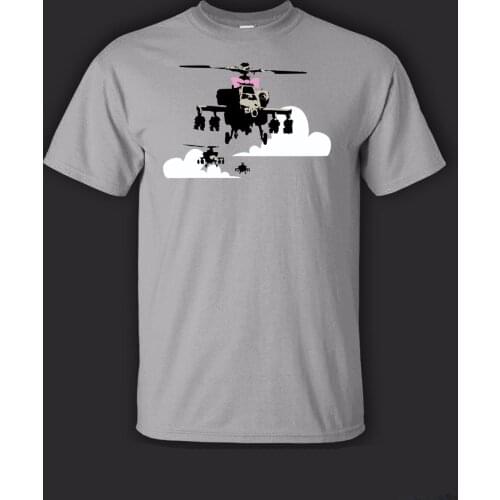 Newest 2018 T Shirt Men Tshirt T Shirts Short Sleeve Leisure Fashion Summer Banksy Apache Direct from Stockist T-shirts sale