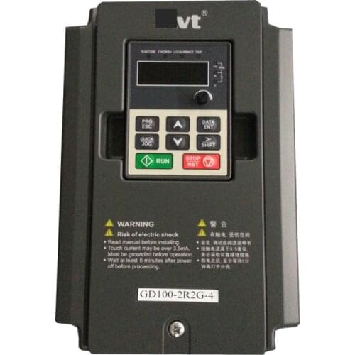 GD100-2R2G-4 3 Phase 380V 2.2KW 5.8A Input Inverter VFD Frequency AC Drive New