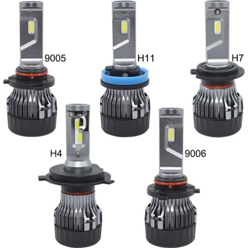 H4 led Car Headlights H7 H11 9005 HB3 9006 HB4 60W Extremely Bright 10000lm LED headlight bulb White 6500K