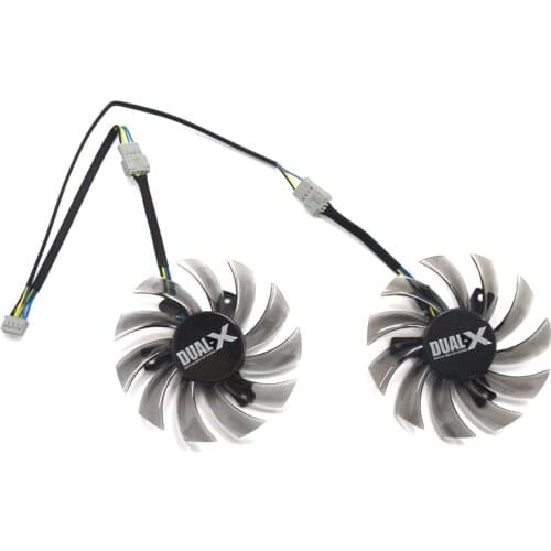 NEW 2pcs/Lot FD7010H12S 75mm DC12V 0.35A 40mm Hole HD7850 Cooler Fan Replace for ASUS GTX770 HD 7870 MSI R6790 N560GTX R6850