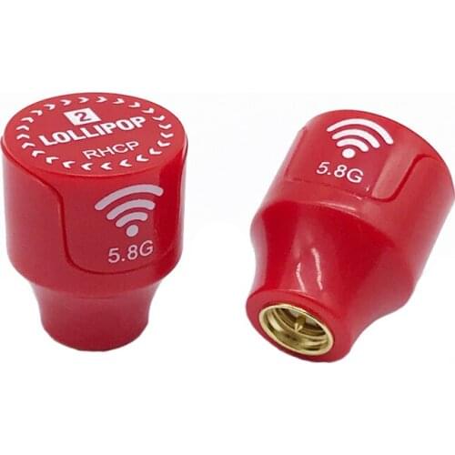 5.8Ghz Lollipop2 3dBi RHCP Antenna mini Directional Short Small FPV Antenna SMA/RP-SMA for FPV Racing Drone Spare Parts