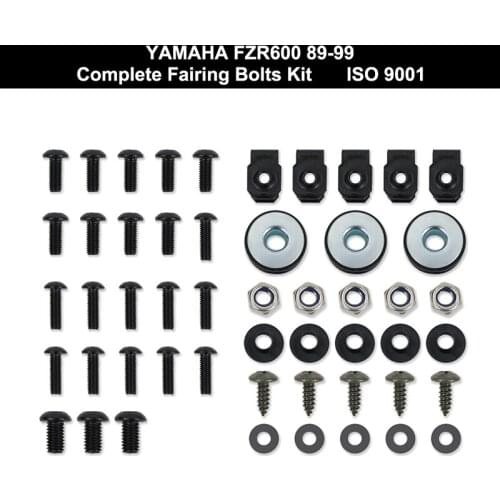 Fit For Yamaha FZR600 1989-1999 Motorcycle Complete Full Fairing Bolts Kit Speed Nuts Screws Kit Stainless Steel