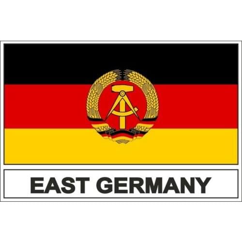 Sticker Flag DD Germany Eastern Rda DDR Stickers for Cars, Motos, Laptops, Industry