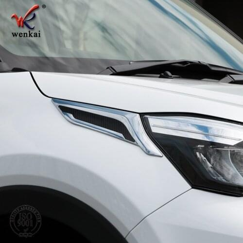 For Toyota Raize 2020 2021 Head Front Lamp Trim Molding Garnish Car Aceessories Styling ABS Chrome