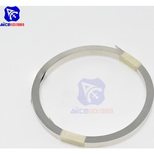 Diymore Nickel Strip 10m of 0.1x5mm Nickel Tap for 18650 26650 32650 AA Cell Battery Pack Spot Welding
