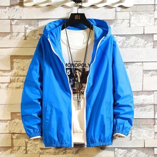 2021 Men And Women New Fashion Jackets Ultra-thin Summer Outdoor Sports Sunscreen Clothing Thin Couple Jacket Male Coat Outwear