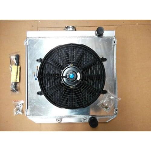 Hot Selling Aluminum Radiator + Shroud + Fan For FORD Falcon XR XT XW XY Windsor 289 302 351 NEW BRAND