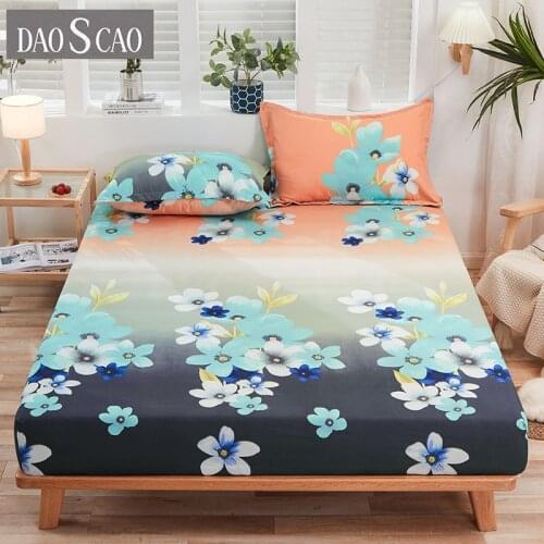 New Product in 2021 1pcs 100% polyester solid bed mattress set with four corners and elastic band sheets hot sale(no pillowcase