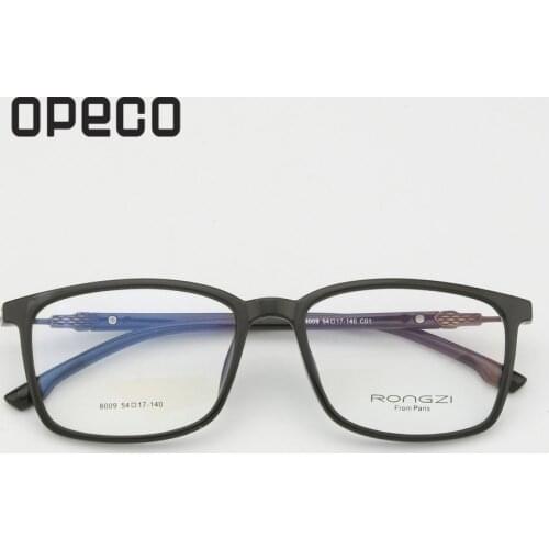 Opeco oculos arrived popular mens myopia glasses TR90 light eyeglasses frame eyewear prescription able recipe spectacles #8009