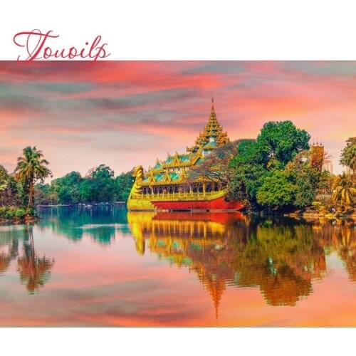 Full square&round diamonds 5D diamond embroidery Fire cloud 5d diamond painting cross stitch rhinestone mosaic decoration gift