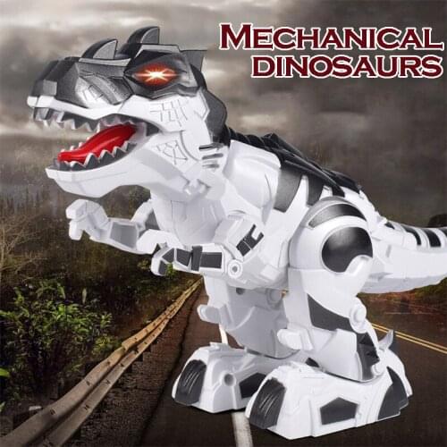 RC Intelligent Dinosaur Model Electric Remote Control Robot Mechanical War Dragon With Music&Light Functions Children Hobby Toy