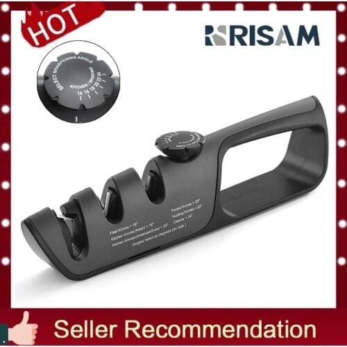 Adjustable Angle Knife Sharpener Professional Tool Knife Sharpener 3 StageScissors Sharpening Stone Grinder Kitchen Gadgets