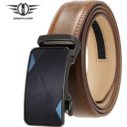 2021 New Luxury Black Dark Brown Belt Genuine Leather Automatic Buckle Mens Trouser Belts Designer Belt Mens High Quality B416