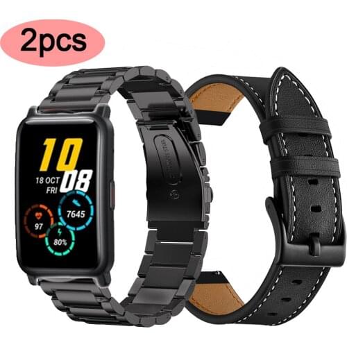 Stainless Steel Strap For Honor Watch ES Smart Watch Band Metal Bracelet Straps For Huawei Honor GS Pro/Magic 2 Wristband Correa