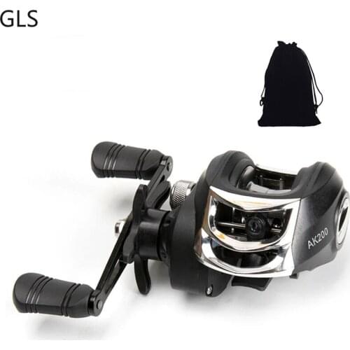 GLS 2021 Baitcasting Fishing Reel 8KG Max Drag With Magnetic Brake Left/Right Hand Fishing Coil Carretilha Pesca