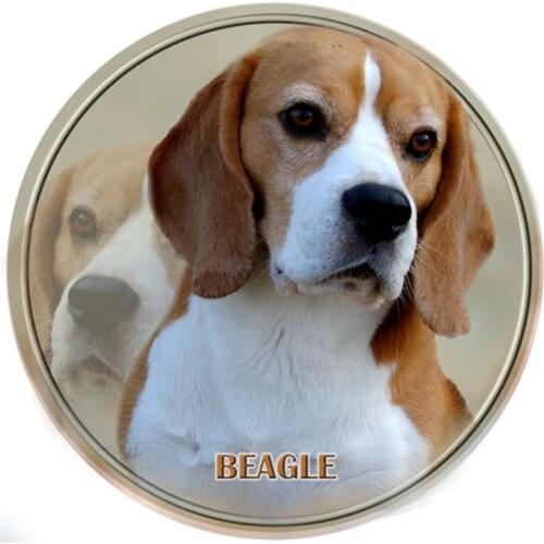 S40307# Various Sizes PVC Decal Beagle Dog Pet Animal Car Sticker Waterproof For Bumper Rear Window Laptop Refrigerator Toilet