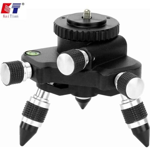Kaitian 360 Rotation Base with Adjustment Bracket for 1/4 or 5/8 inch interface 3D 12 Lines Self-Leveling Tool Beam Lasers Level