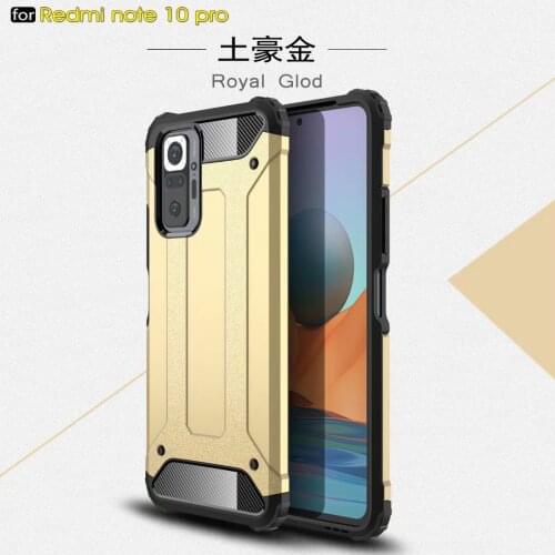For Xiaomi Redmi Note 10 Pro Case Hard PC Armor Rugged Hybrid shockproof Protective back cover case For xiaomi redmi note 10