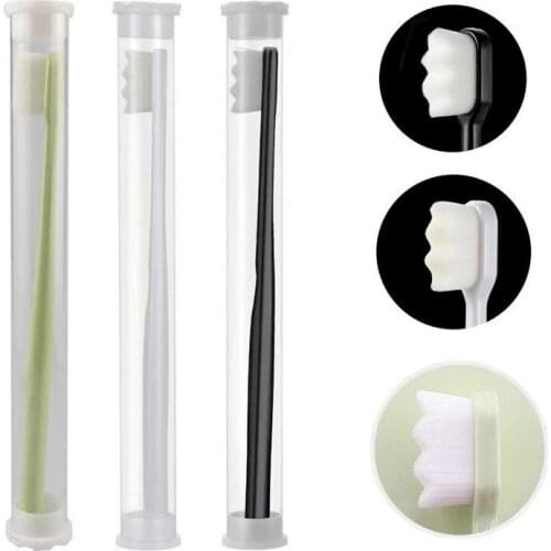 Ultra-fine Soft Toothbrush Portable Travel Eco-friendly Brush Tooth Eco Friendly Nano Toothbrushe With BoxOral Care Brush