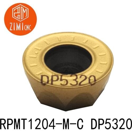 10pcs RPMT1204-M-C DP5320 high quality carbide blade Aluminum cutter blade Insert Cutting Tool CNC Tools turning tool
