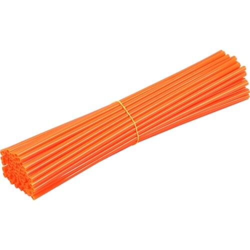 144PCS Motorcycle Dirt Bike Enduro Wheel Rim Spokes Skins Off Road Shrouds Covers Universal Decor