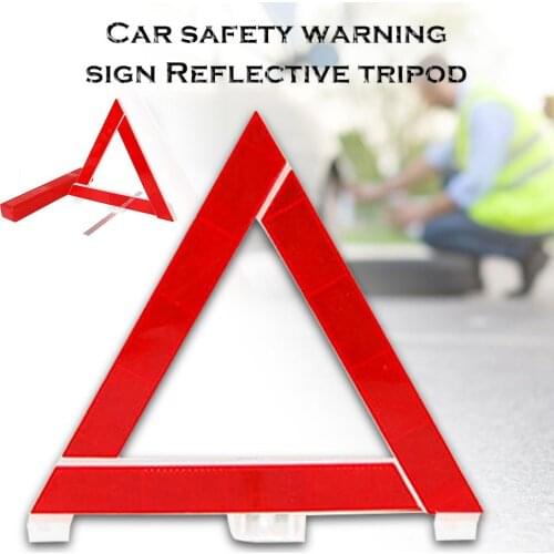 Car Accessories Car Vehicle Emergency Breakdown Warning Sign Triangle Reflective Road Safety Parking Warning Signs